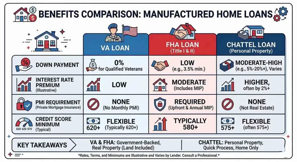 VA loan manufactured home 2026