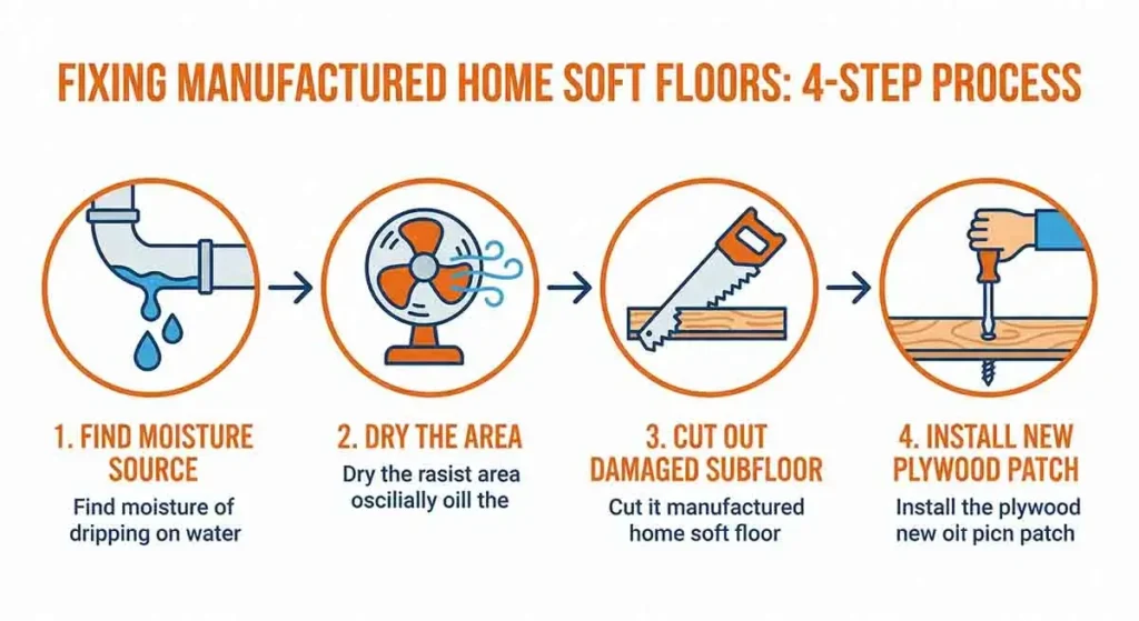 how to fix soft floors in a manufactured home 2026
