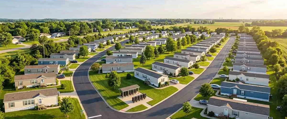 mobile home park lot rent