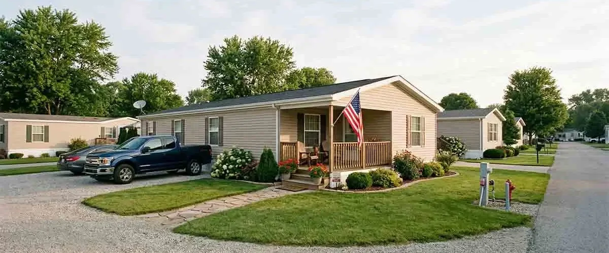 own manufactured home but not land (1)