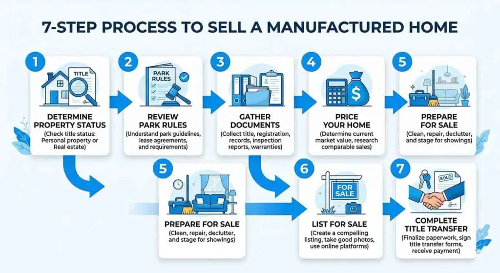how to sell a manufactured home