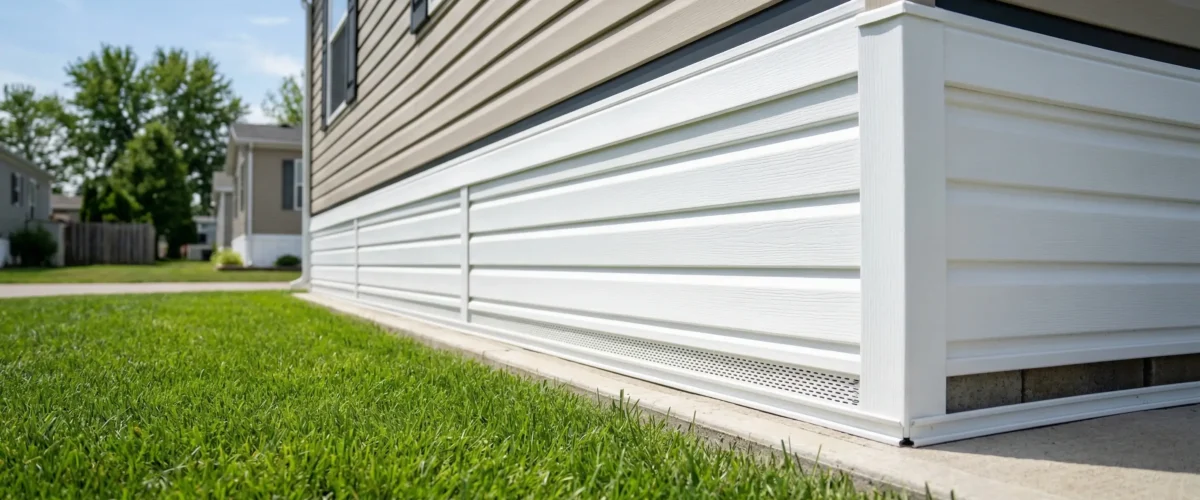 manufactured home skirting options